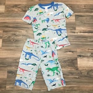 Mini Boden Dinosaurs Short Sleeves Pajama Set Boys